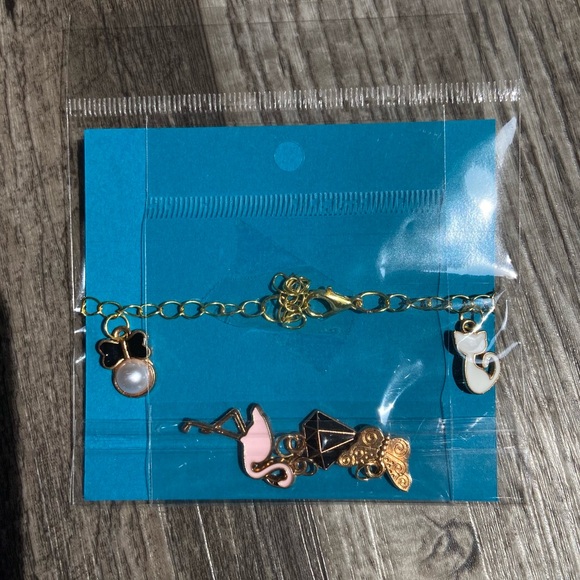 Gold Charm Bracelet - Handmade - Picture 6 of 6